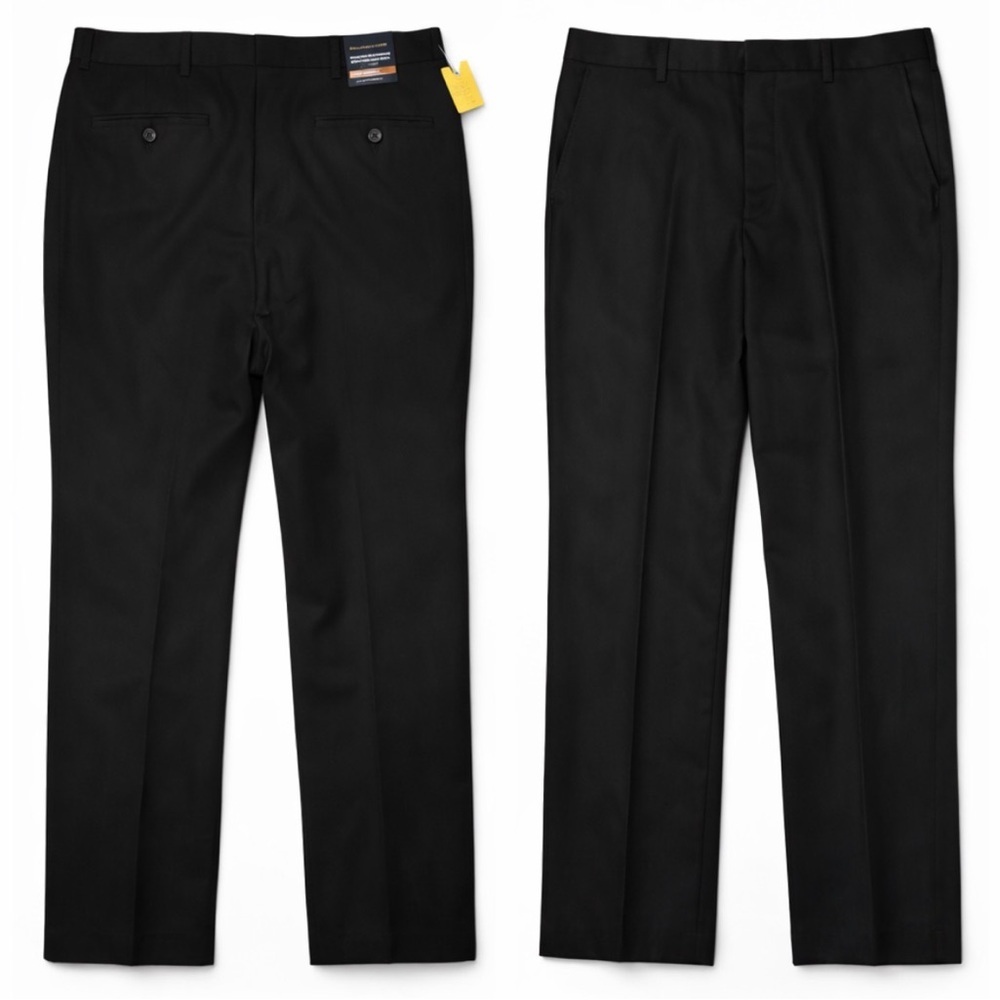 NWT Denver Hayes Classic Black Dress Pants 40x30